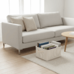 boîte de rangement avec poignées