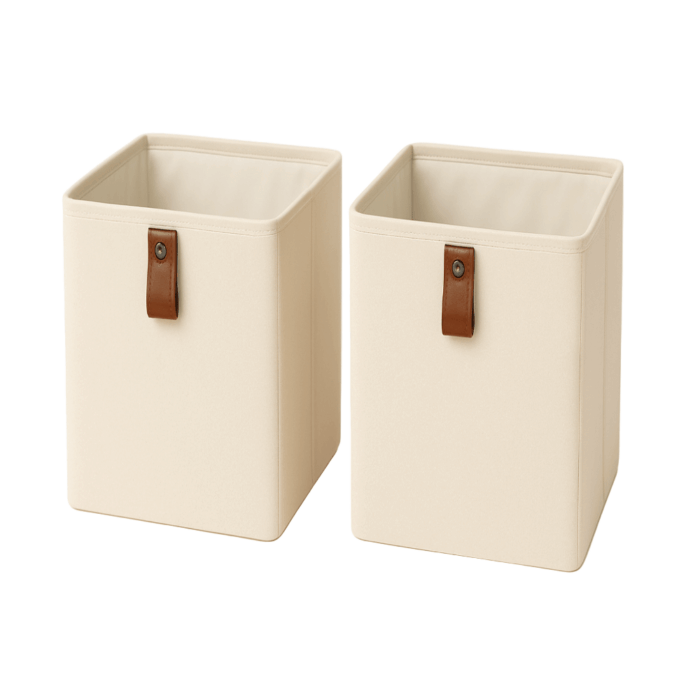 boîte de rangement à poignée