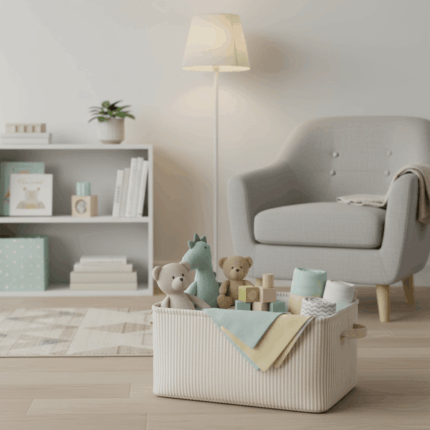 motif rayé beige et blanc