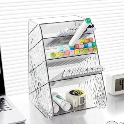 organisateur de bureau moderne transparent