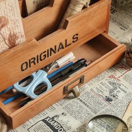 Rangement rétro pour courrier