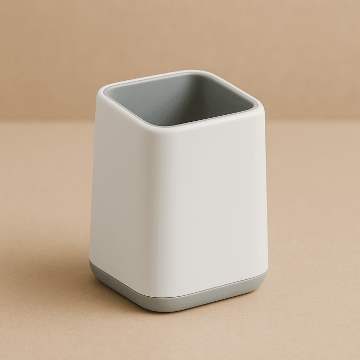 Design épuré du Pot à Crayon Blanc