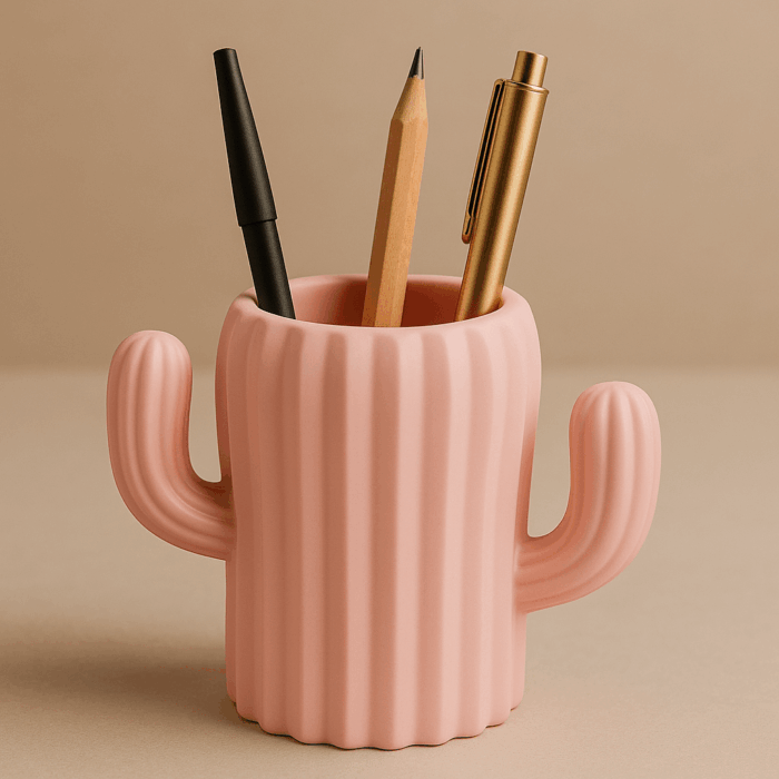 Accessoire bureau design cactus