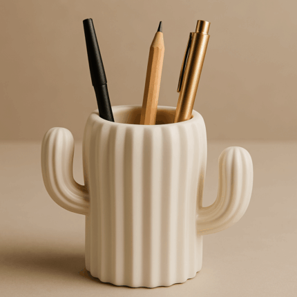 Pot à crayon original cactus