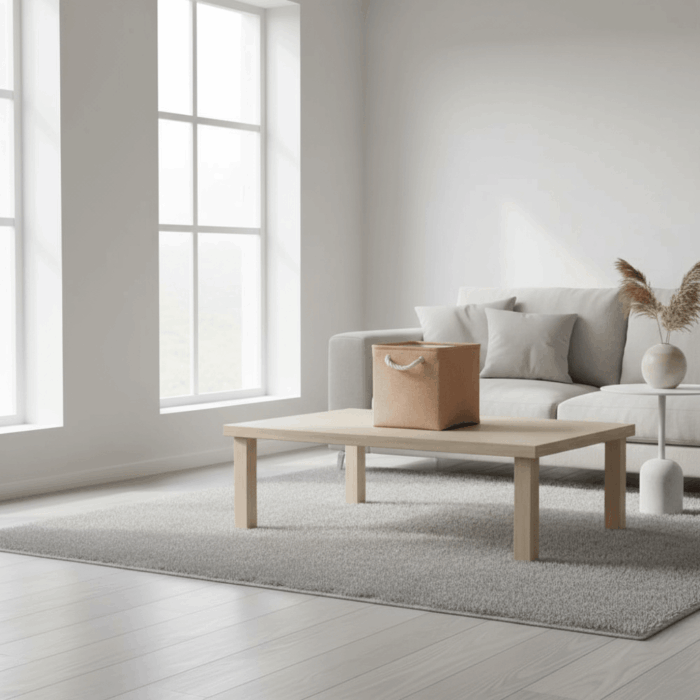 cube avec poignées tressées