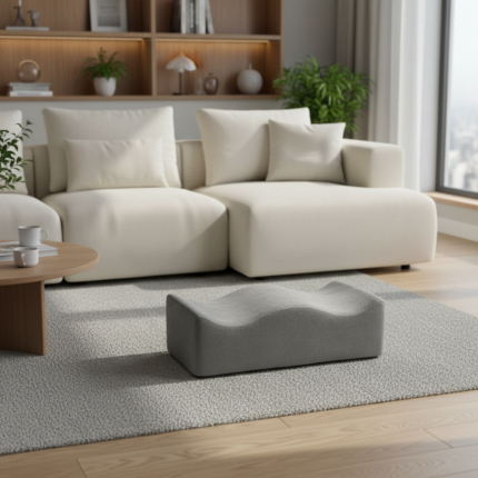 Conception ondulée repose-pieds