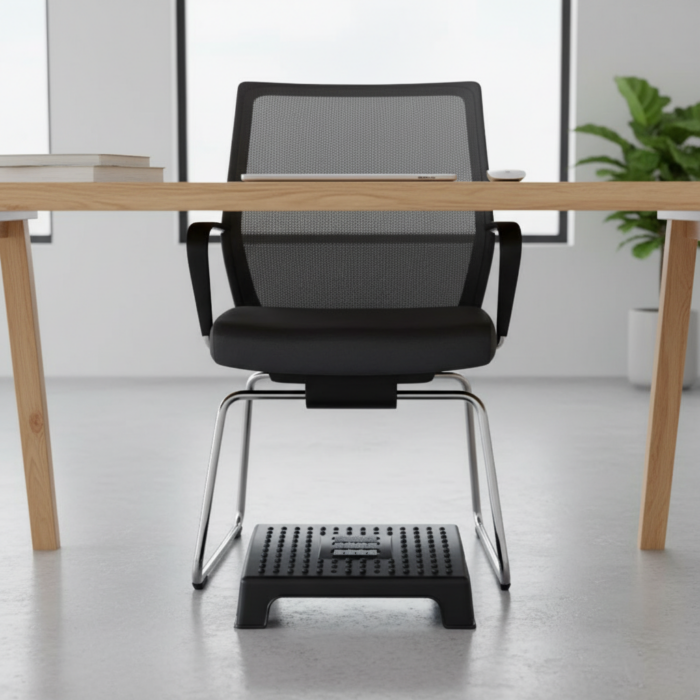 Repose Pied Perforé Noir