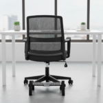 repose pied noir sous bureau