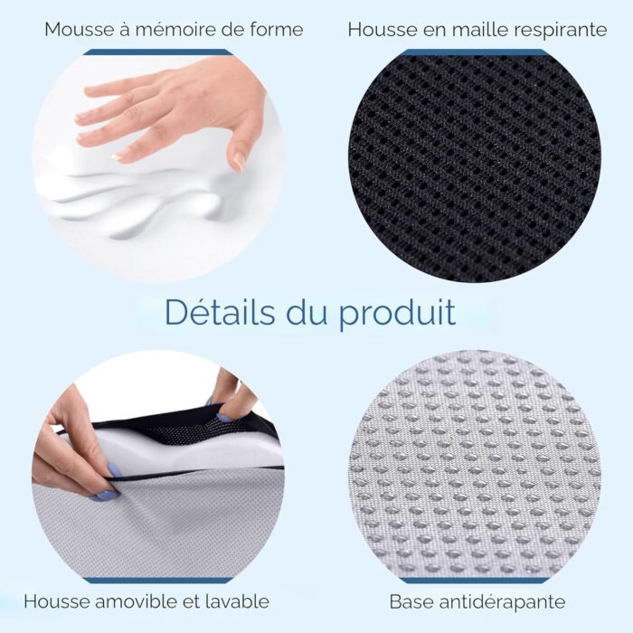 design ergonomique coussin Sereineo