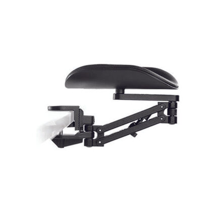 support à avant-bras ergonomique noir