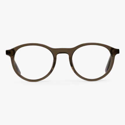 lunettes rondes élégantes Women's Løkken Shiny Olive