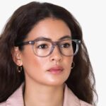 lunettes femme Malmö gris cristal